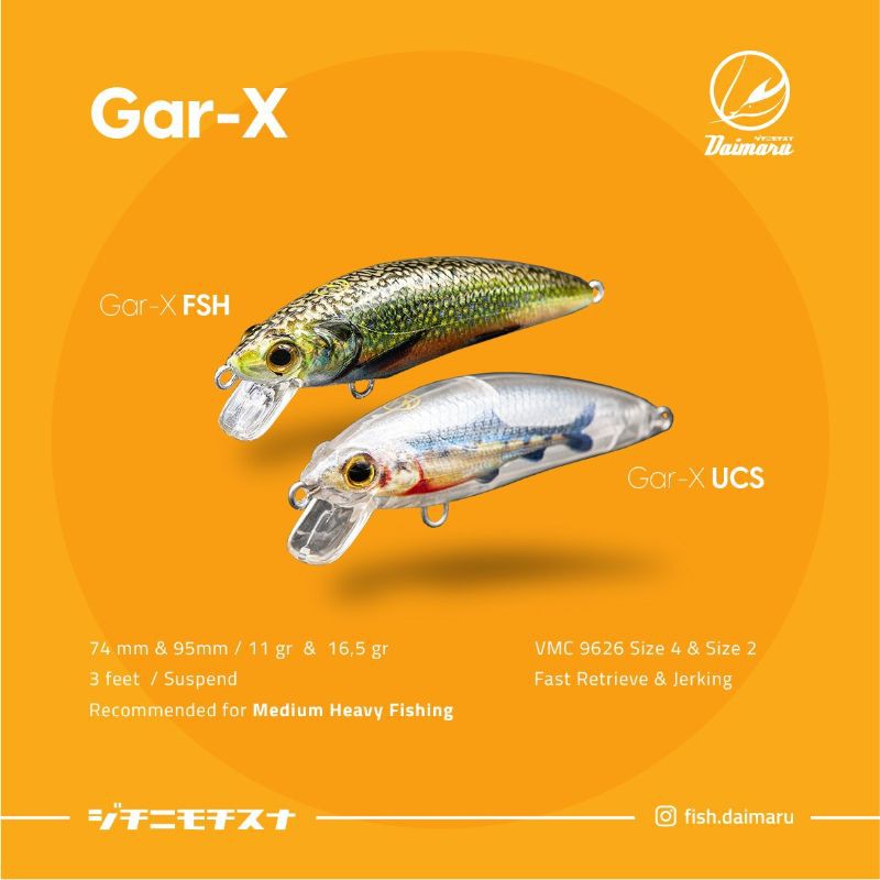 LURE DAIMARU GAR-X 74MM/11GR