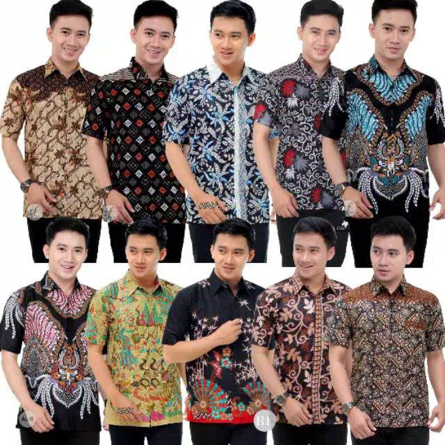 Kemeja Hem Batik Terviral Top 1 Di Shopee Original No Kw Ready Seragam Harga Grosir