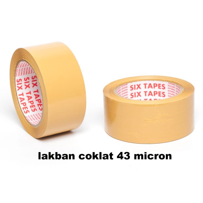 

Update Lakban Coklat 2 Inch X 80M Six Tape Tebal 43 Micron Diskon