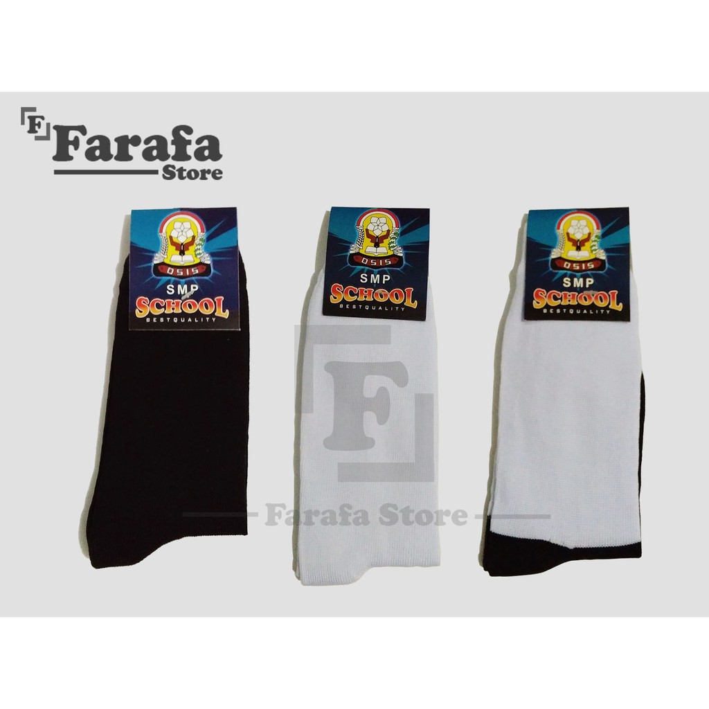 Kaos Kaki Sekolah SMP Bahan Premium