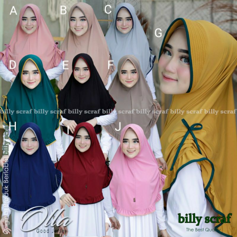 JILBAB INSTAN OLLA BY BILLY SCARF