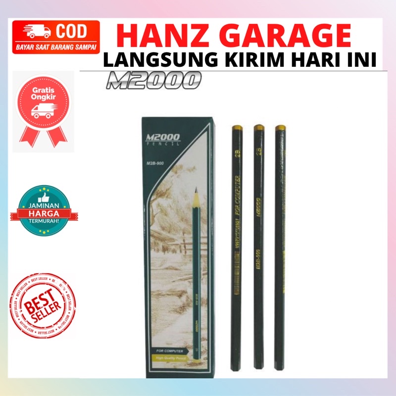

1 PC / 1 BIJI 2B PENSIL M2000 TYPE M2B-900 HIJAU MURAH MERIAH