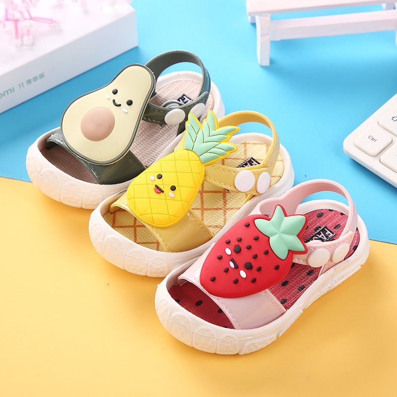 Sandal Tali Prewalker Anak Buah Buahan Fruit Import