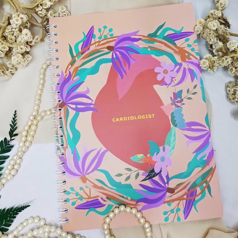 

Notebook aesthetic A5 medical series (MD Cardiologist) kedokteran, fk, buku tulis estetik