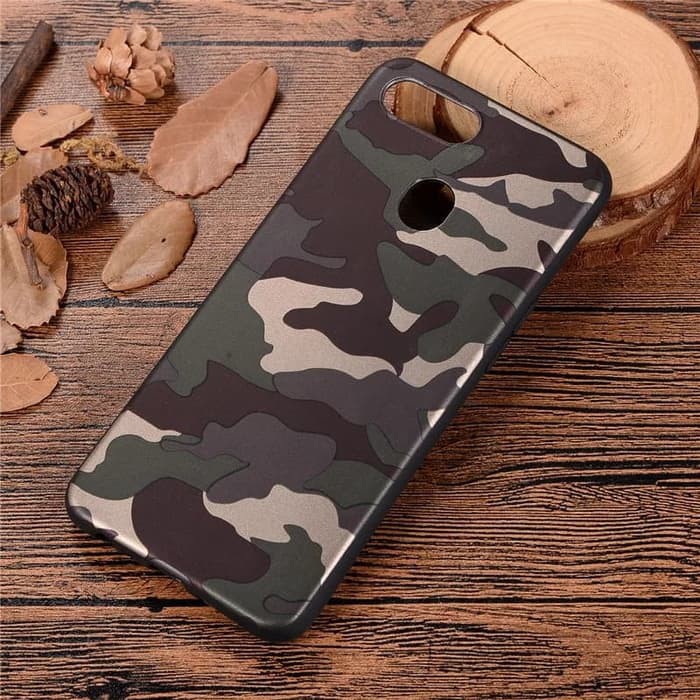 G517Case case matte army oppo a5s soft jacket military