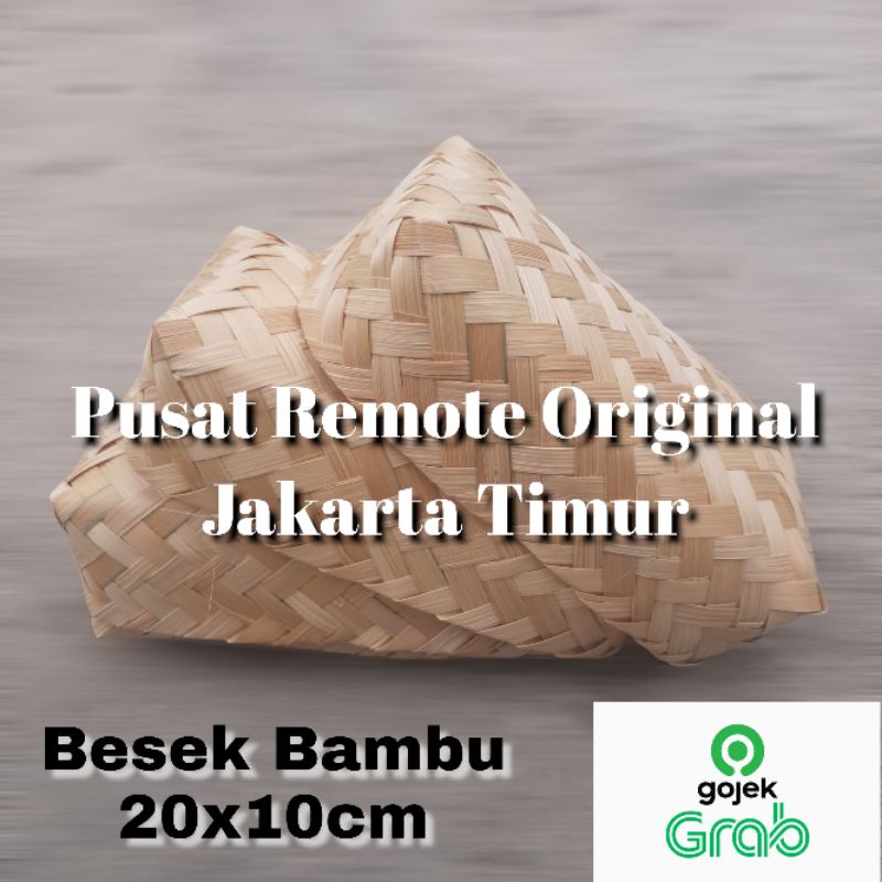 BESEK BAMBU 20x10 SEPASANG BESEK PERSEGI PANJANG 20cm x 10cm