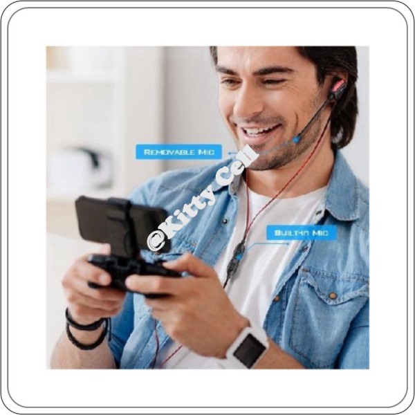 GAMEN GE100 Dual Microphone Stereo Sound InEar Gaming Headset Earphone