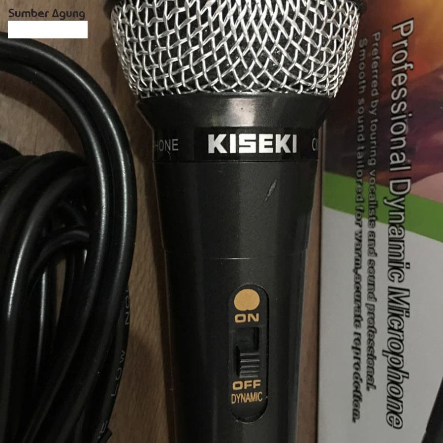 Mik Menyanyi Mic Pidato Pengeras Suara Kiseki CKM110 Dynamic Microphon