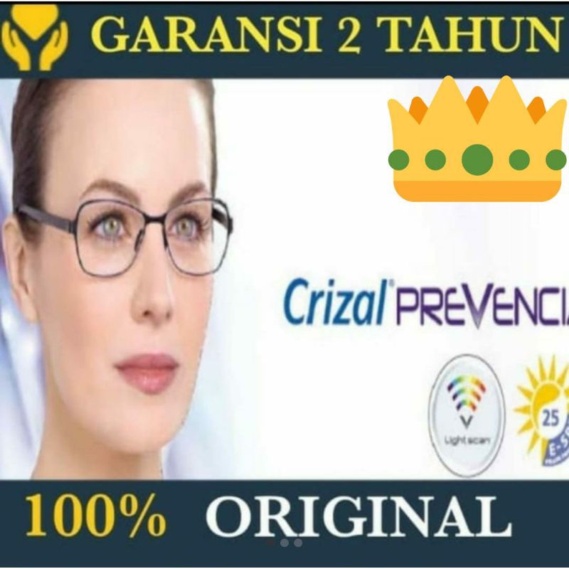 lensa Essilor crizal prevencia FSV super 1.56 original