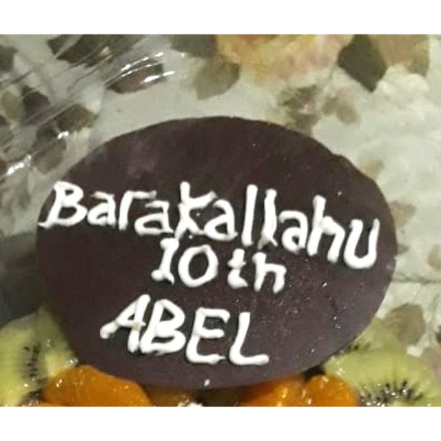 

Ucapan Selamat Ulang Tahun / Happy Anniversary sesuai request.