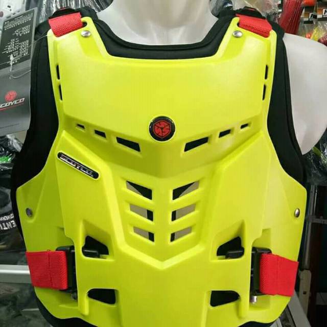 

Body protector SCOYCO hijau stabilo flow baru murah