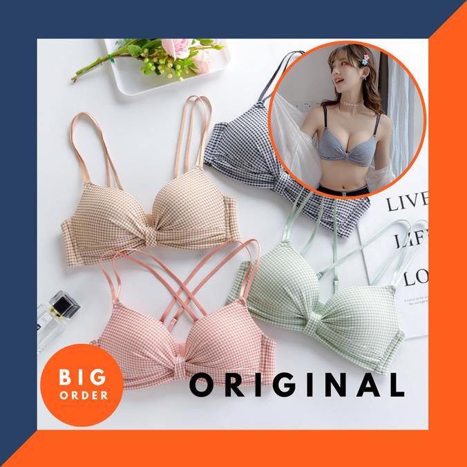 BH Bra Cewek BH Kutang Wanita Motif Pita Lucu Bra Prem Premium BH21