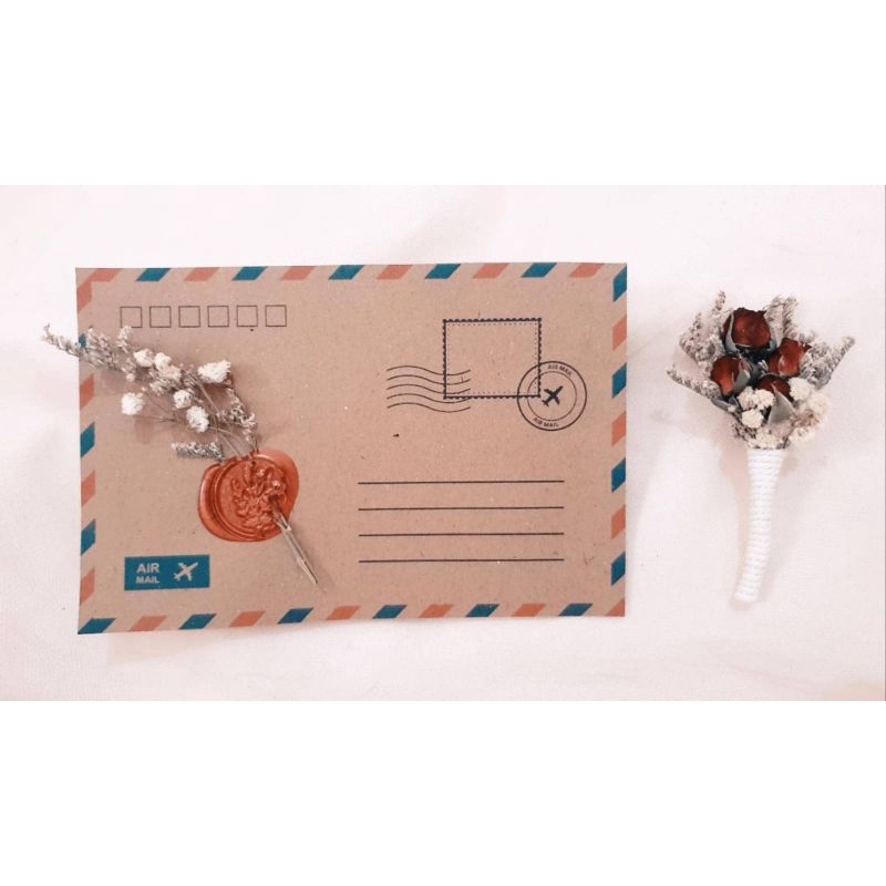 

POST CARD BROWN VINTAGE | KARTU POS KUNO