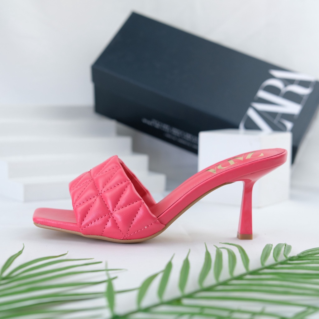 [7.7 Boombastis Sale⚡] - SENDAL WANITA HEEL SANDAL ZS426 PREMIUM IMPORT