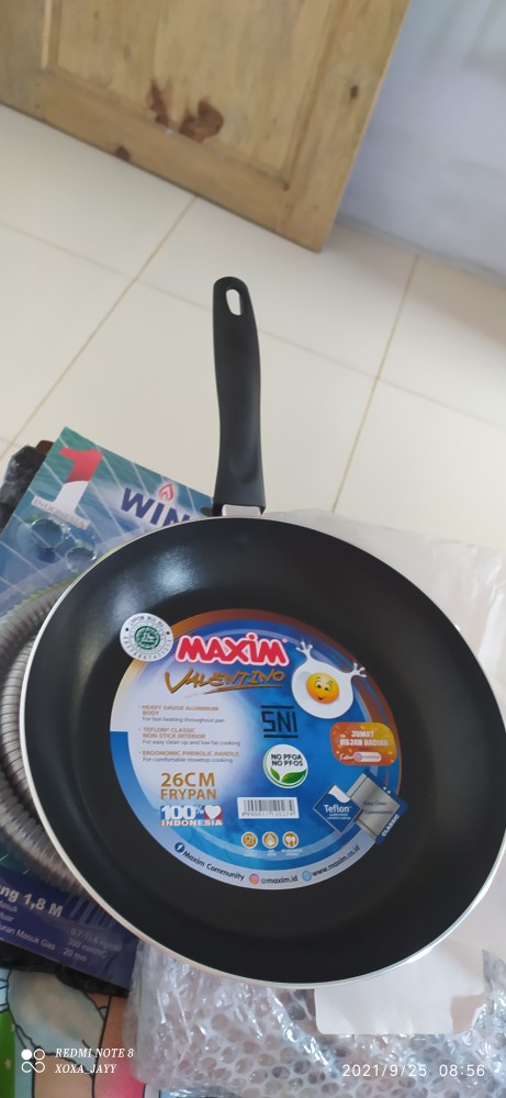 Frypan Maxim Valentino Dengan Diameter 26 Cm Dapat Digunakan Serbaguna Untuk Kebutuhan Penggorengan