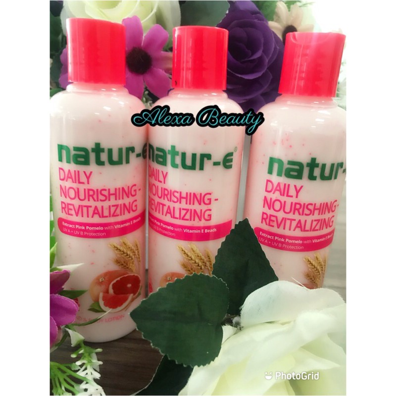 Natur-E Hand Body lotion Revitalizing Hand body lotion Pink 245ml