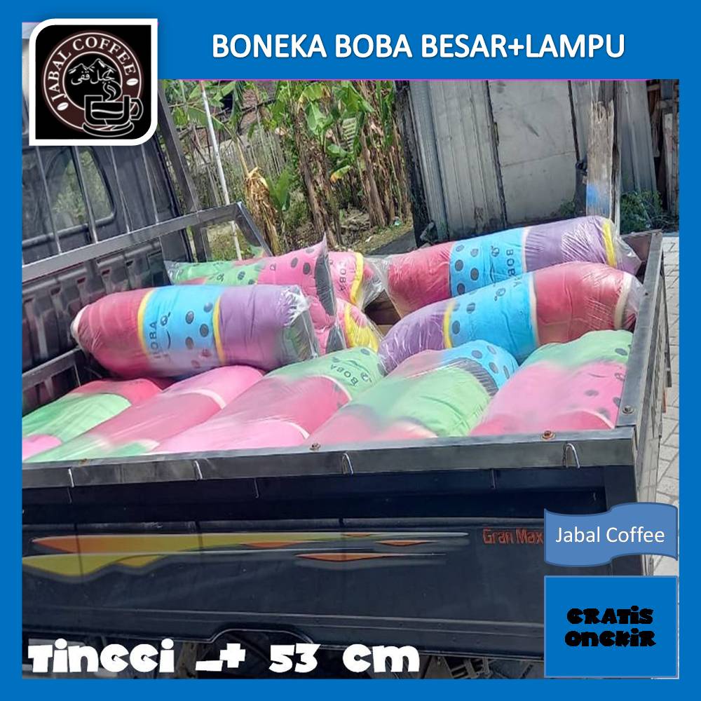 Boneka Boba Lampu LED Ukuran Galon