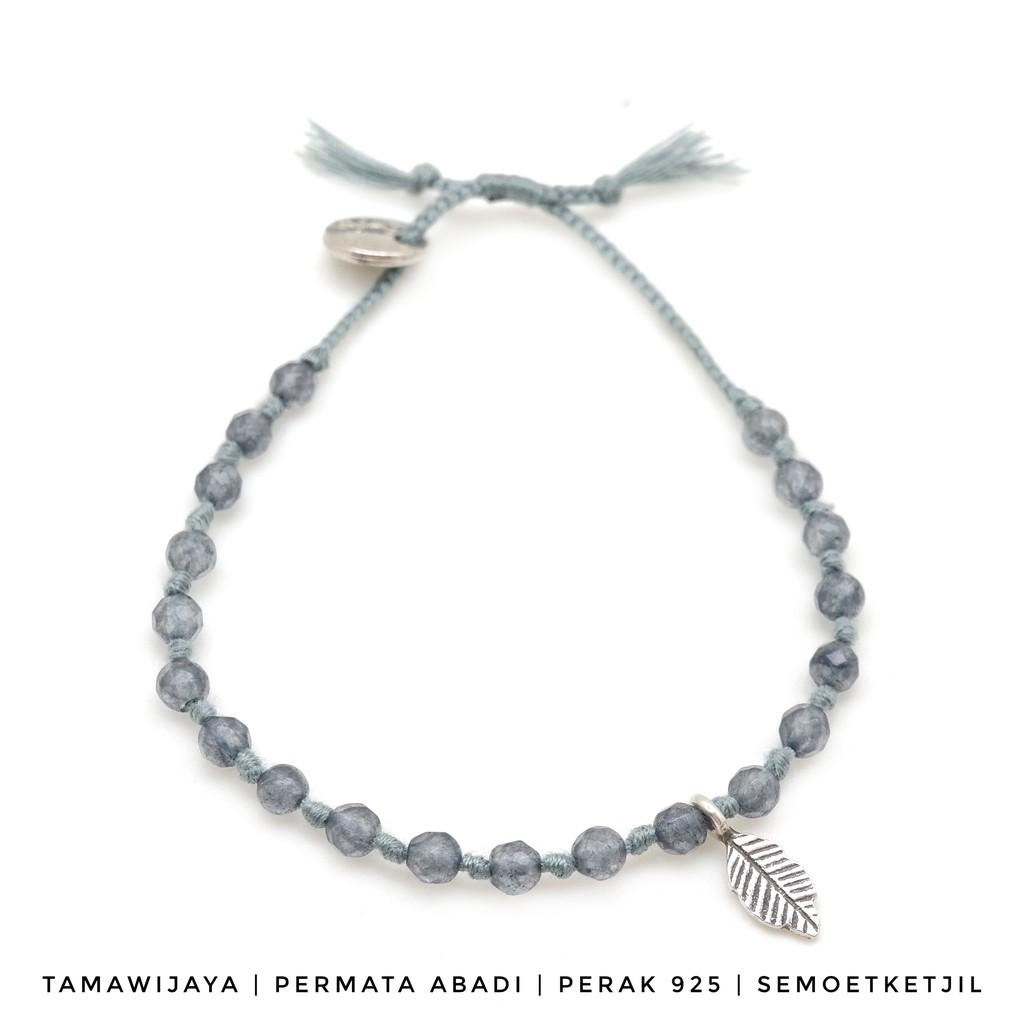 

Semoet Ketjil Gelang Bohemian Tamawijaya perak 925 Batu Agate Special Edition