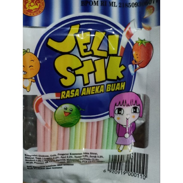 Jeli Stik Pendek Aneka Rasa Isi 10 Bks