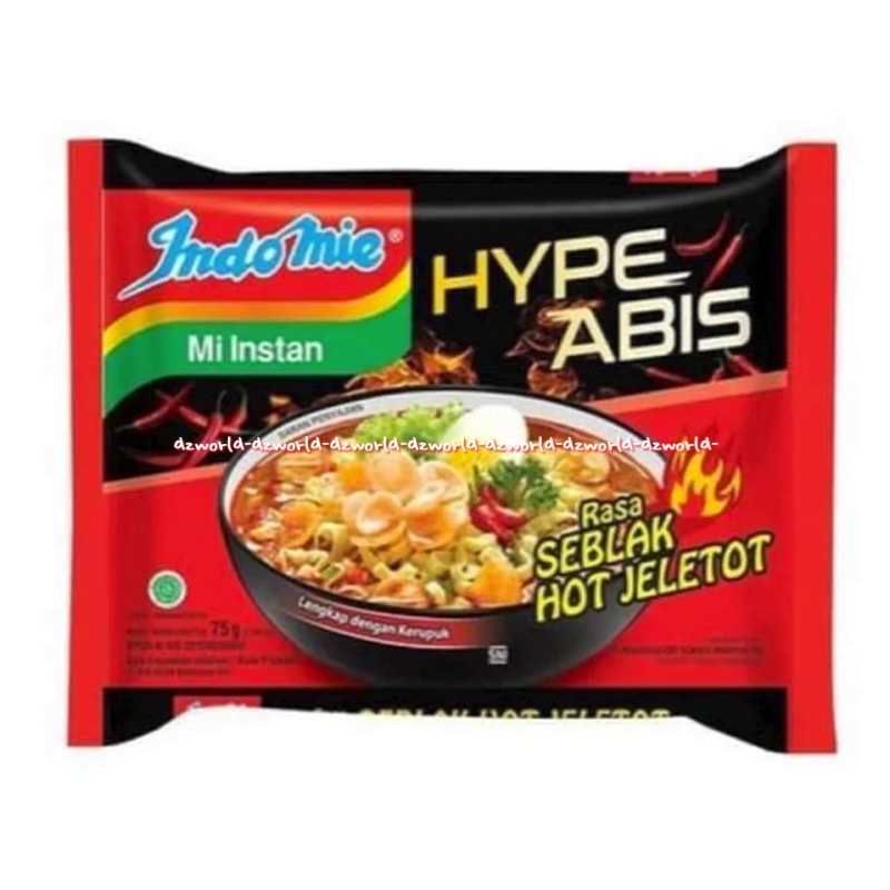 Indomie Hype Abis Mi Kuah Rebus Rasa Seblak Hot Jeletot Indomi Pedas Mie Instan Indo Mie Instant Hipe Haype