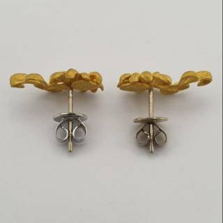  Anting  Emas  24K Flow Flower 24  karat  Gold Master by 