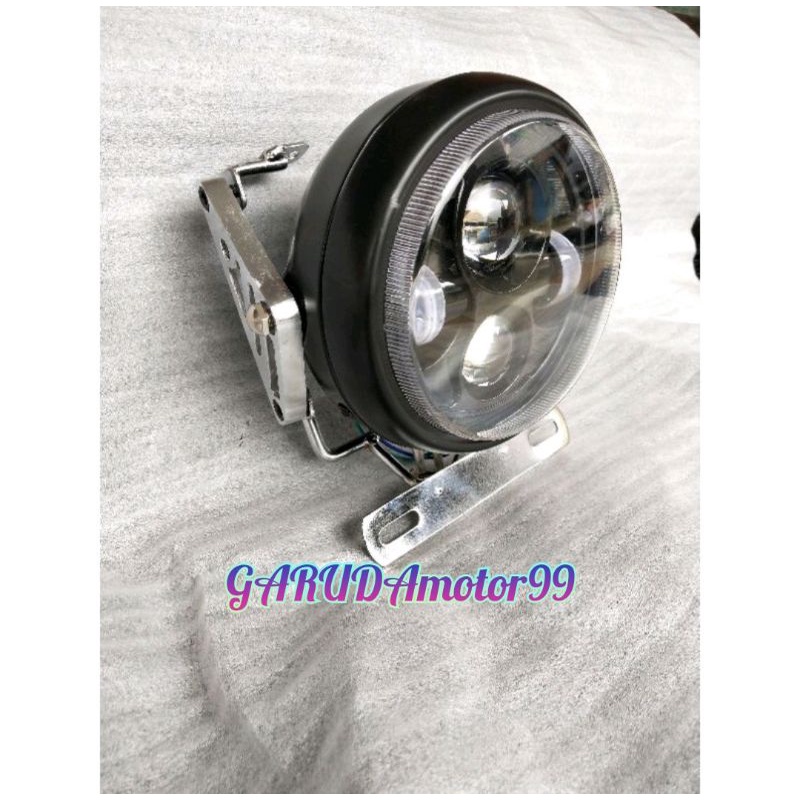 LAMPU DEPAN LED DAYMAKER SET TRALIS CNC NINJA PNP CB GL 100