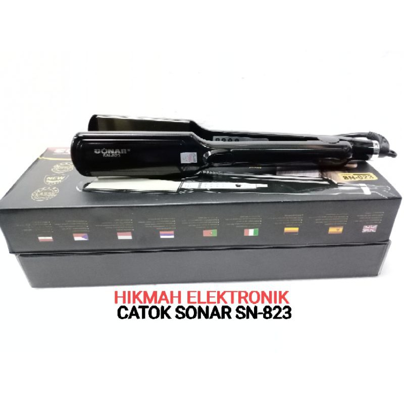 catok lurus sonar 823/catok lurus/cayok temperature/catok bagus/1kg muat 2pcs