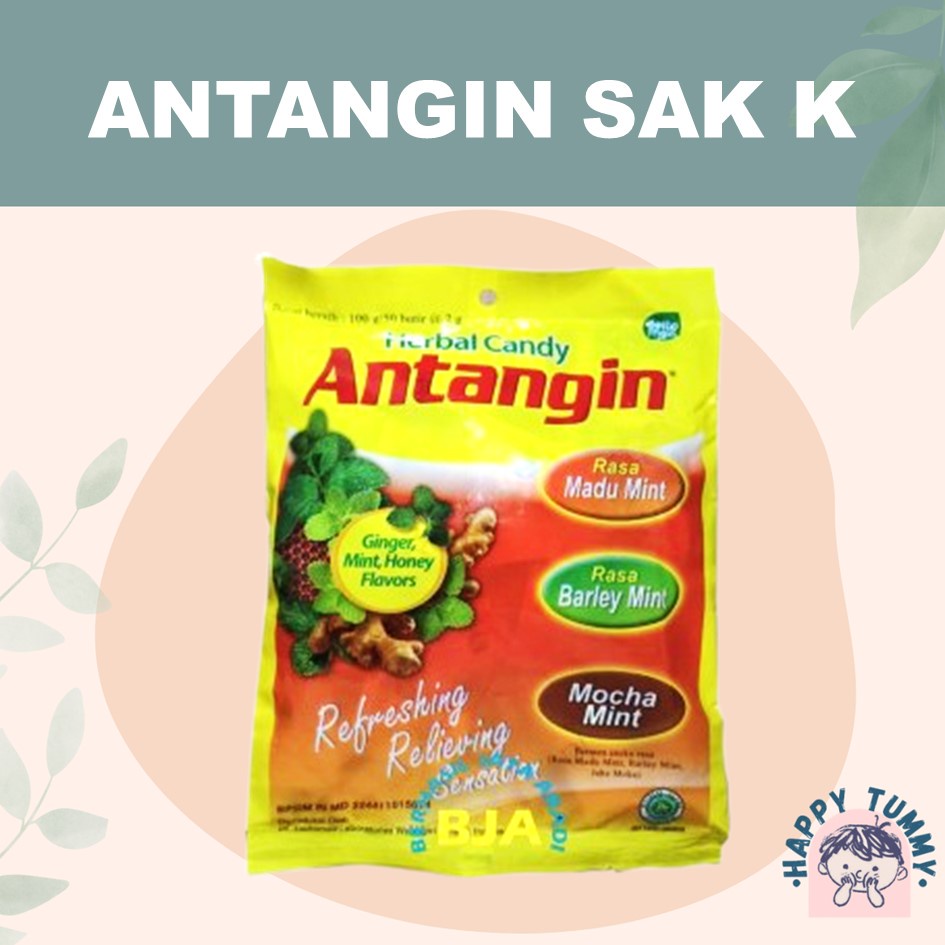 

Antangin sak Kecil 50. permen herbal. PAK