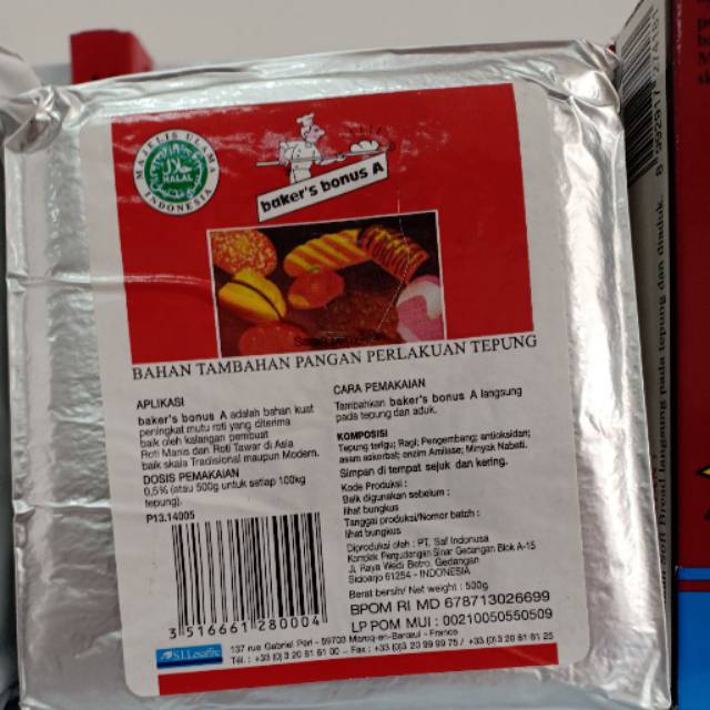 

Baker's bonus 500gr baker