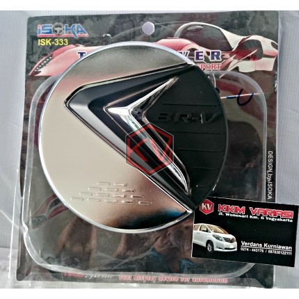 Tank Cover BRV Model Activo Chrome-Hitam