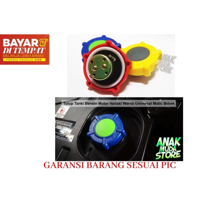 COD 012 Tutup Tangki Bensin Motor MATIC dan BEBEK - MERAH