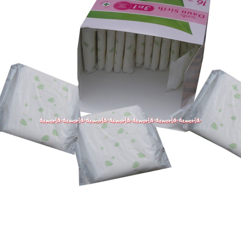 Softex Daun Sirih Natural Hygiene 3In1 16pads Pembalut Wanita Wing Dengan Sayap Softexx Kemasan Box Softek