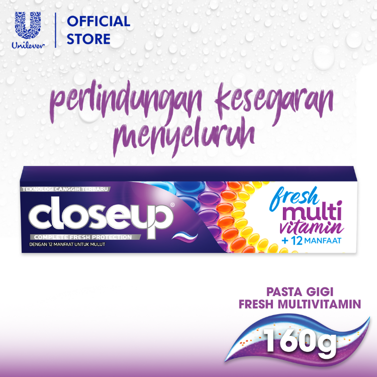 Closeup Pasta Gigi Fresh Multivitamin Complete Fresh Protection 160g Multi Benefit