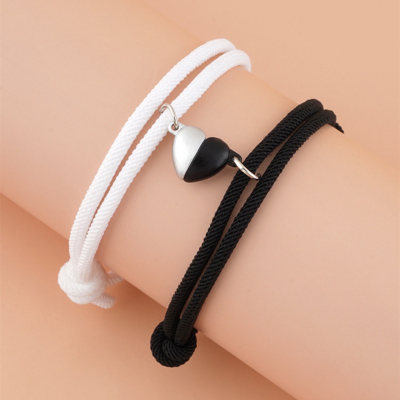 AZ194 2pcs / 1pasang Gelang Magnet Couple Gelang Tali Couple Magnet