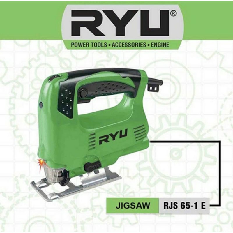JIGSAW RJS 65-1E/Jigsaw Potong Triplek/Gergaji Kayu
