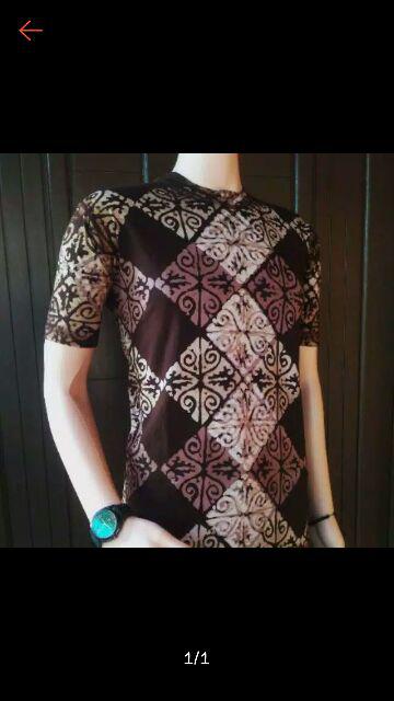 Kaos Batik Cap Kotak Kaos Batik Adem Nyaman Murah Kaos Oneck Kaos Grosir