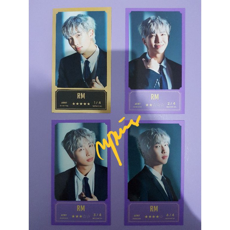 [READY STOCK] BTS MD BBC MESSAGE PHOTO MEMBER SET