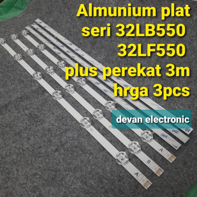 Jual lampu led backlight tv LG 32inch 6V 6K cekung 32-LF550A 32-LB563D