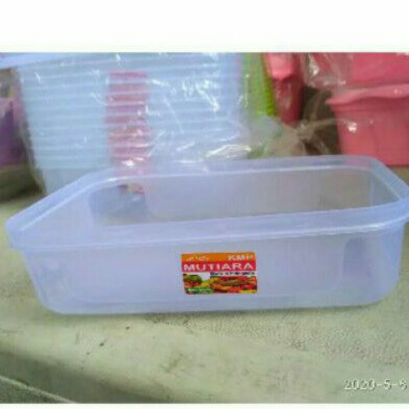Kotak / Wadah / Box / Plastik Mutiara Pack - KMP 900mL Bening
