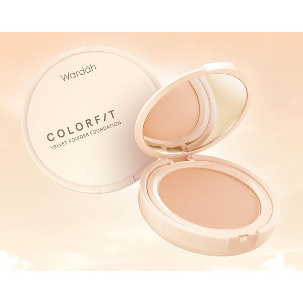 WARDAH COLORFIT VELVET powder FOUNDATION 11g // bedak padat wardah