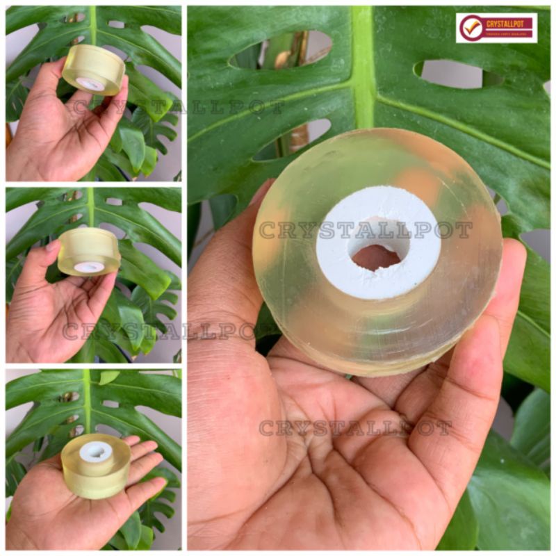 GRAFTING TAPE PLASTIK OKULASI CANGKOK SAMBUNG PUCUK 3 X 100 M - KUNING