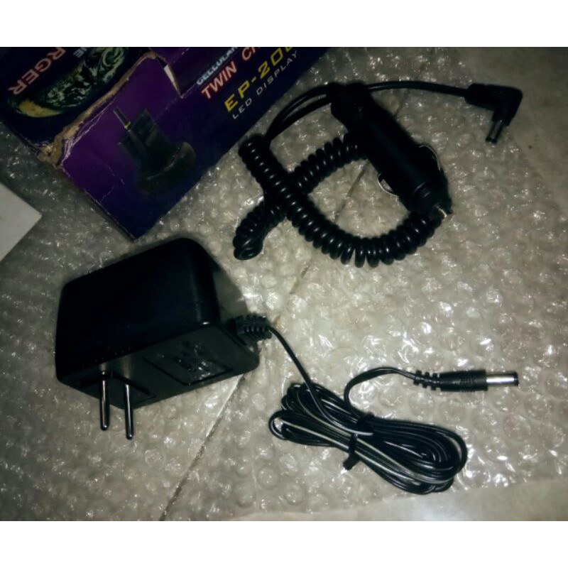 AC ADAPTOR DC 13,5V 1A PLES (TWIN CHARGER) KABEL CARGER