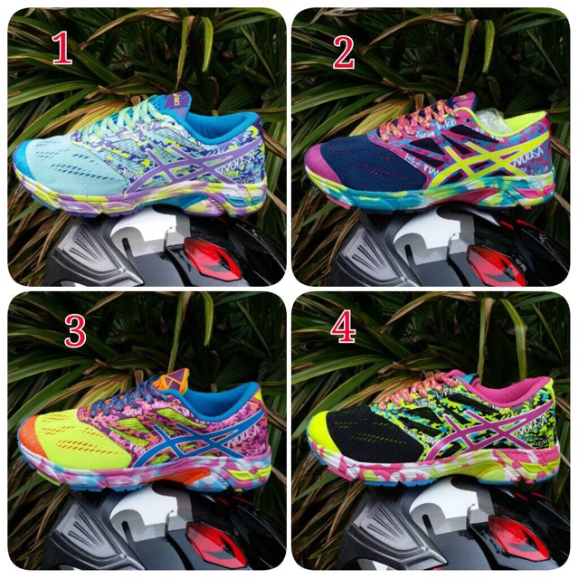 rainbow asics running shoes