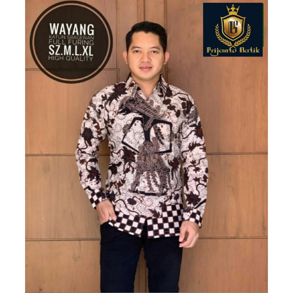 WAYANG PRIJANTO Kemeja Batik PRIA SOLO LENGAN Panjang FULL FURING ATASAN PREMIUM KRESNA PROBOSETO HIJAU AJISAKA HIJAU SAPTHA DRAJAT VIJAY SEJAGAD PEKSI SELING PROBOSETO MAHESA CENDRAWASIH NAVY ARYANALA YUDDA ADHIJAYA SEKARJAGAD SAKTHI NATAWIJAYA NAYAKA