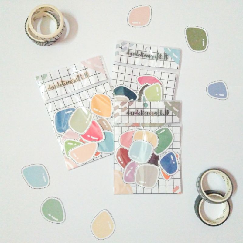 

Sticker Pack - Cute Colorful Stone