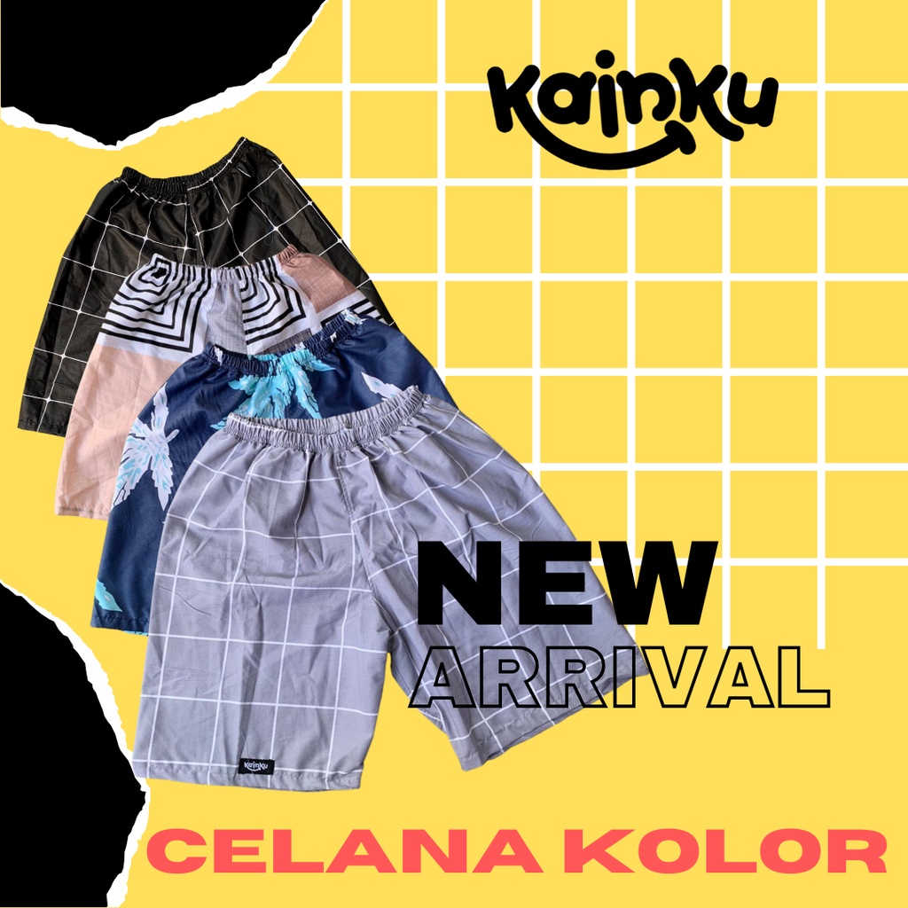 Celana Pendek Kolor &quot;PREMIUM QUALITY&quot; UNISEX PRIA WANITA LAKI LAKI PEREMPUAN KATUN PREMIUM