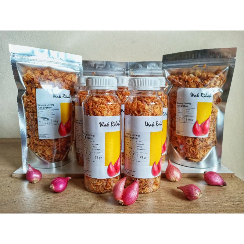 

Bawang Goreng Wak Rilah Asli Brebes
