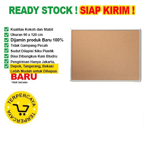 

Papan Pin Board / Soft Board SAKANA 90x120 Polos
