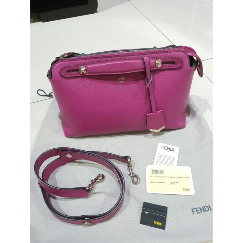 Preloved Tas Fendi Pink, Tas Wanita Branded Authentic