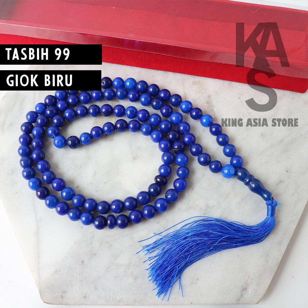 Jual TASBIH BATU GIOK BIRU 99 BUTIR 8 MM Shopee Indonesia